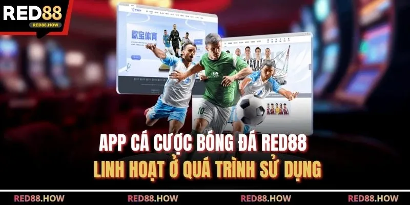 App Cá Cược Bóng Đá Red88 - Linh Hoạt Ở Quá Trình Sử Dụng